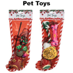 Christmas Pet toys in Sock